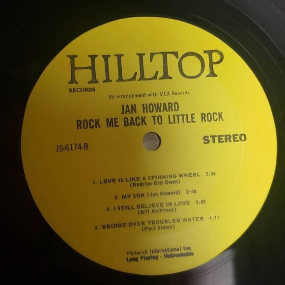Jan Howard Vinyl Record - Picture 5 of 14